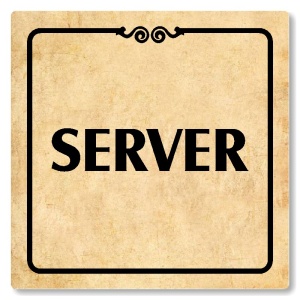 Server, 148x148mm, pergamen, Texas